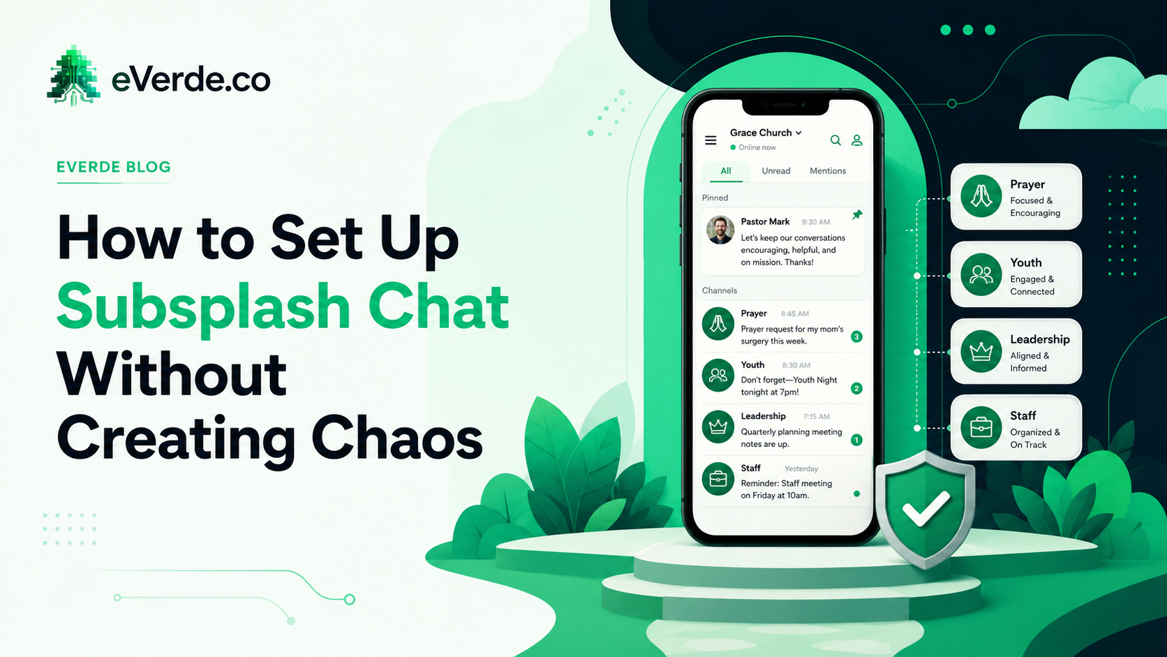 How to Set Up Subsplash Chat Without Creating Chaos, custom Subsplash blog by ReedVerde